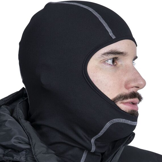 Trespass Moulder, Black, Balaklava / Sturmmaske / Sturmhaube / Kopfhaube / Gesichtsmaske für Erwachsene / Unisex / Damen und Herren, Schwarz