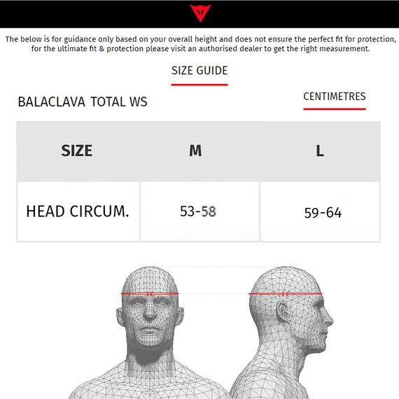 Dainese-WS NECK GAITER, Schwarz, Größe N