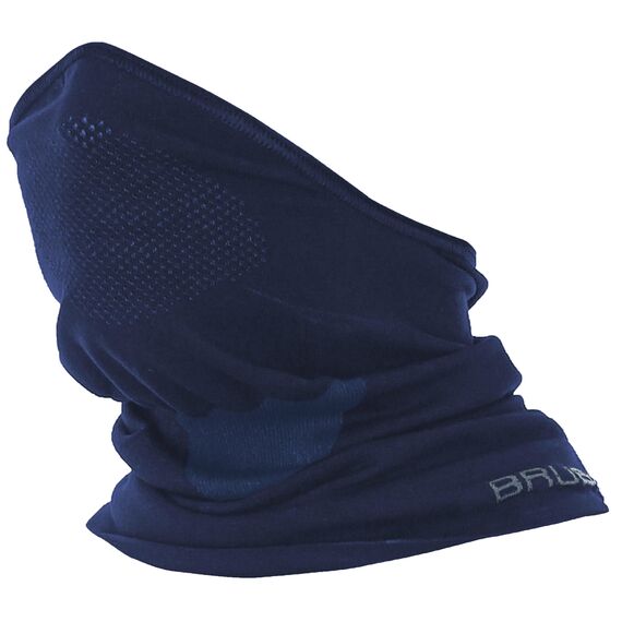 BRUBECK M-Pro Halbe Sturmhaube Merinowolle | Unisex | Klimaregulierend | 42% Merinowolle | schwarz | Größen: S-M