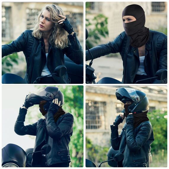 Achiou Skimaske für Herren und Damen, Sturmhaube, Gesichtsabdeckung, Shiesty Maske, UV-Schutz, leicht, für Motorrad, Snowboard, Bunt, Einheitsgröße-XL