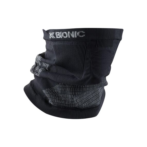 X-Bionic Unisex Neckwarmer 4.0 Complementaries, Charcoal/Pearl Grey, 1