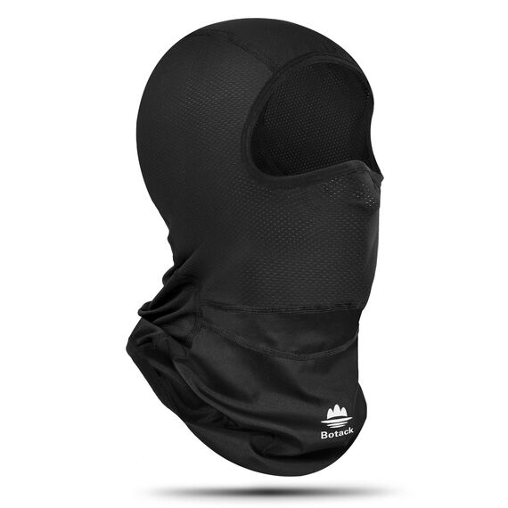 EXski Sturmhaube Gesichtshaube Balaclava Sonnen-UV-Schutz Sturmhaube Fahrrad Motorrad Atmungsaktiv Schlauchtuch für Damen & Herren (Schwarz)