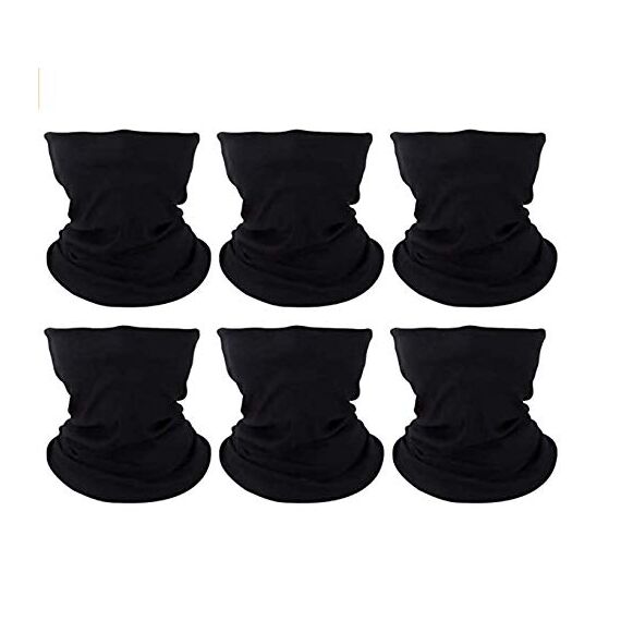 GUIFIER 6 Stück Nahtlose Bandanas Gesicht Maske Stirnband Schal,Multifunktionale Kopfbedeckung,Headwrap Bandana Kopftuch Wickeln Haarband,Schaltuch Bandana Maske Halstuch Kopftuch UV Widerstand