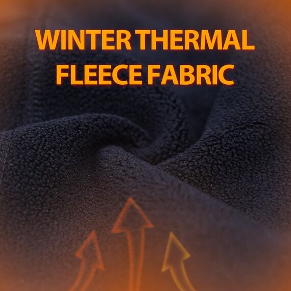 Sturmhaube, Skimaske, thermisch, elastisch, atmungsaktiv, Winter-Gesichtsmaske für kaltes Wetter, perfekt zum Skifahren, Eisfischen, Schwarz, Einheitsgr��e
