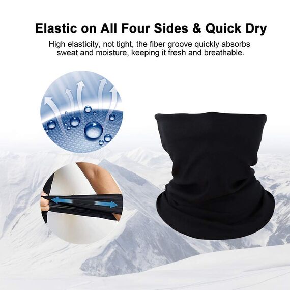 GUIFIER 6 Stück Nahtlose Bandanas Gesicht Maske Stirnband Schal,Multifunktionale Kopfbedeckung,Headwrap Bandana Kopftuch Wickeln Haarband,Schaltuch Bandana Maske Halstuch Kopftuch UV Widerstand