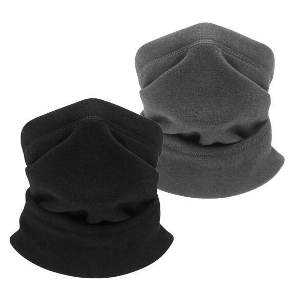TAGVO Thermo Fleece Halswärmer, Winter Fleece Futter Nackenwärmer Schal, Elastische Halsmanschette, Winddichter Ski Halswärmer, Sturmhaubenmaske für Damen und Herren - Universalgröße