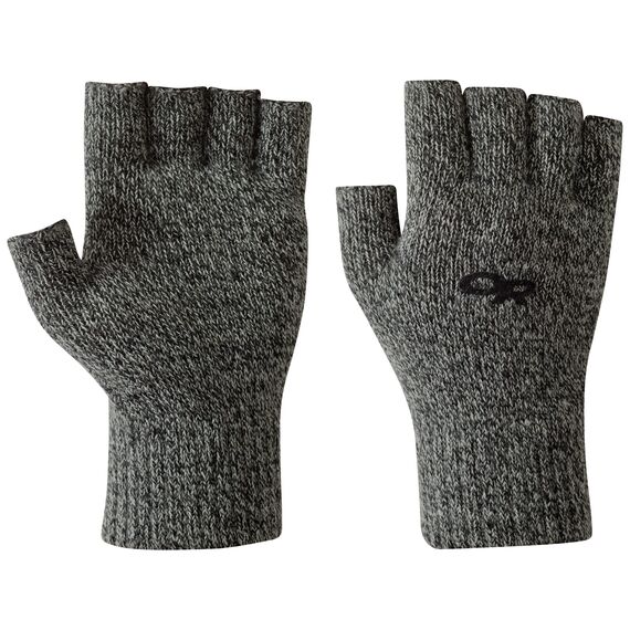 Outdoor Research Fairbanks Fingerless Gloves Charcoal S/M