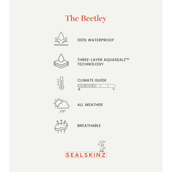 SEALSKINZ Beetley Allwetter-Kopfschutz, wasserdicht, olivgrün, Größe L