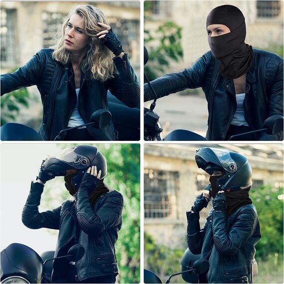 ZHjuju Sturmhauben, Balaclava Vollmaske Winddicht Leicht Balaclavas Sturmhaube UV-Schutz Sturmhaube Gesichtshaube Skimaske für Herren Damen Outdoors Sport Motorrad Fahrrad Ski Jagd Militär Taktischer