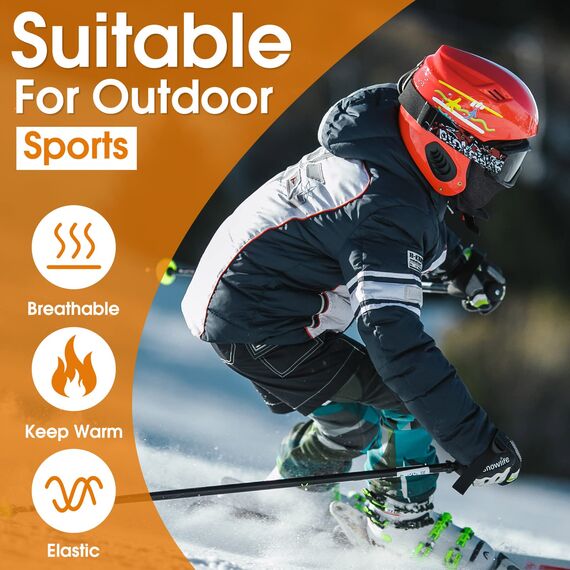 WESTGIRL Sturmhaube Winter Skimaske, Winddichte warme Gesichtsmaske für Männer Frauen, Kaltes Wetter Thermal Fleece Outdoor Sports Schutzausrüstung für Radfahren, Skifahren, Snowboarden
