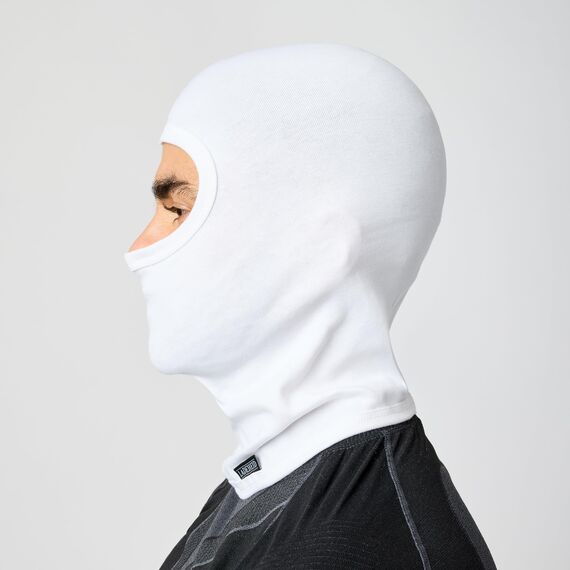 Ladeheid Sturmhaube Winter Skimaske für Herren und Damen Silverplus Thermoaktiv Balaclava Komfort Ideal für Ski Sturmmaske Motorrad Fahrrad LA-127 (Weiß, M/L)
