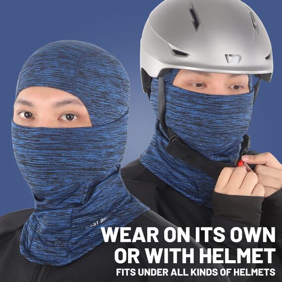 CYCLESPEED Sturmhaube Skimaske Herren Damen Winddichte Atmungsaktiv Warme Gesichtsmaske Sturmmaske Balaclava Winter Maske, Fahrrad Motorrad Thermo Fleece Gesichtshaube