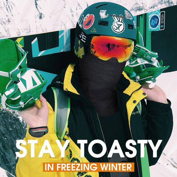 WESTGIRL Sturmhaube Winter Skimaske, Winddichte warme Gesichtsmaske für Männer Frauen, Kaltes Wetter Thermal Fleece Outdoor Sports Schutzausrüstung für Radfahren, Skifahren, Snowboarden