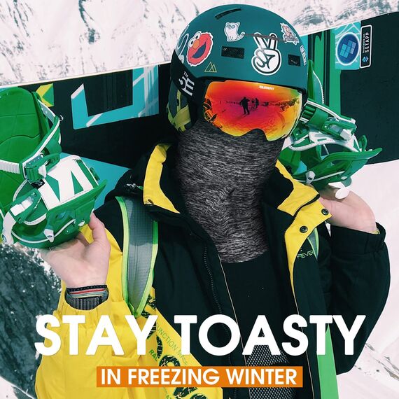 WESTGIRL Sturmhaube Winter Skimaske, Winddichte warme Gesichtsmaske für Männer Frauen, Kaltes Wetter Thermal Fleece Outdoor Sports Schutzausrüstung für Radfahren, Skifahren, Snowboarden