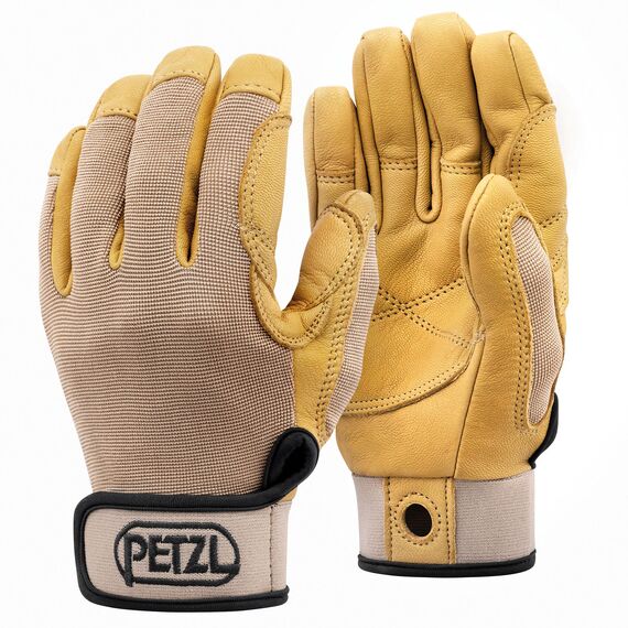 PETZL - Leichte Handschuhe zum Sichern und Abseilen CORDEX - Unisex, Hellbraun , M
