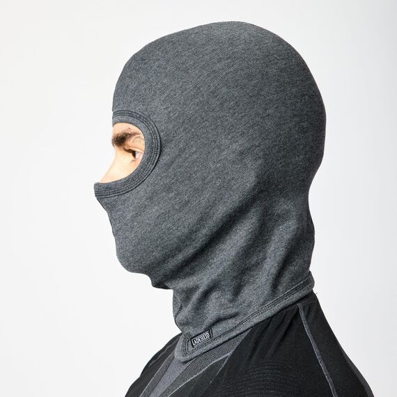 Ladeheid Sturmhaube Winter Skimaske für Herren und Damen Silverplus Thermoaktiv Balaclava Komfort Ideal für Ski Sturmmaske Motorrad Fahrrad LA-127 (Graphite/Melange-2, M/L)