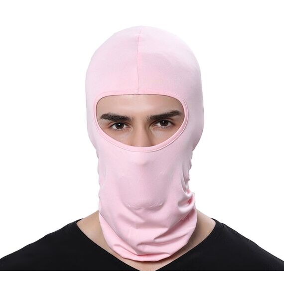 GANWAY Skimaske für Herren und Damen, Sturmhaube, Skullies, Beanies, Outdoor-Sport, Radmütze, Pink, 45*25Cm