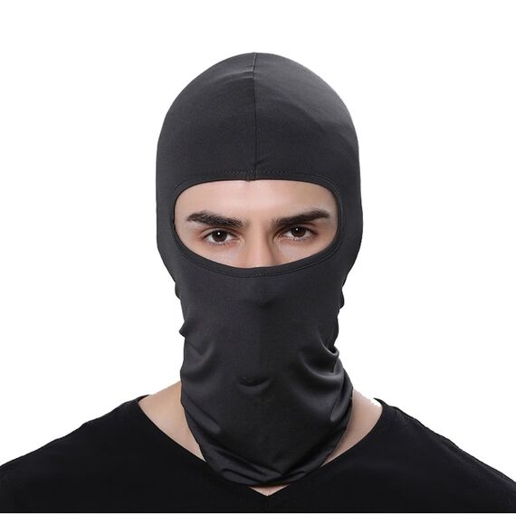 GANWAY Herren Gamway Skimaske Balaclava Hood Skullies Beanies Outdoor Sports Radfahren Hut 45 * 25cm Dunkelgrau
