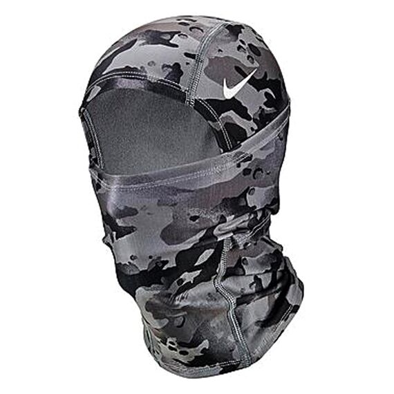 Nike Pro Therma-Fit Hyperwarm Kapuze, Balaclava (Grau Camo) – Unisex, Grau Camo, Einheitsgröße