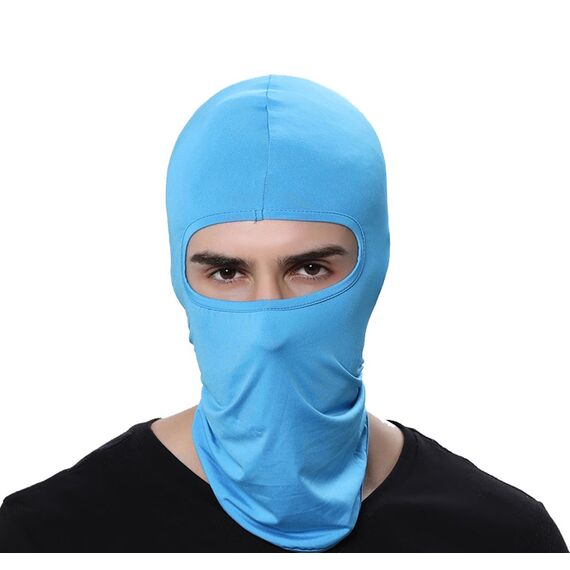 GANWAY Skimaske für Herren und Damen, Sturmhaube, Skullies, Beanies, Outdoor-Sport, Radmütze, himmelblau, 45*25Cm