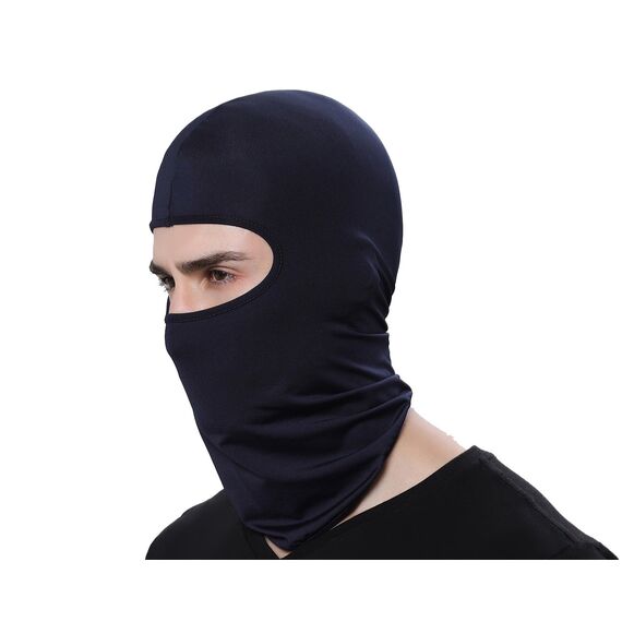 GANWAY Skimaske für Herren und Damen, Sturmhaube, Skullies, Beanies, Outdoor-Sport, Radmütze, Blau dunkel, 45*25Cm