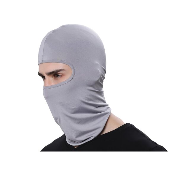 GANWAY Skimaske für Herren und Damen, Sturmhaube, Skullies, Beanies, Outdoor-Sport, Radmütze, Hellgrau, 45*25Cm