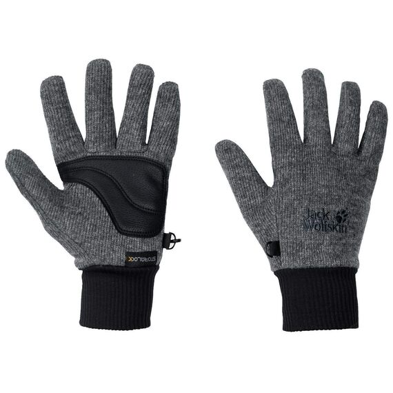 Jack Wolfskin Erwachsene Unisex Stormlock Knit Handschuhe, Phantom, XL, 1900923
