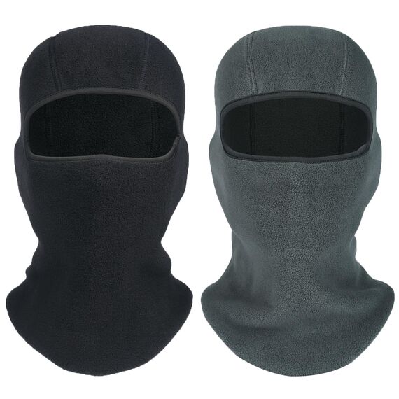 TAGVO Winter Warm Sturmhaube, Dick Vlies Gesichtsmaske Nackenwärmer, Motorrad/Radfahren/Fahrrad/Ski Maske Fit-Helm Hut, Winddicht Elastisch Gesichtsbedeckung - Universelle Größe für Damen & Herren
