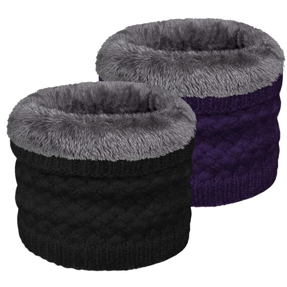 ehsbuy Schlauchschal Herren Damen Ski Halstuch Halswärmer Winter Halstuch Loop Schal Herren Neckwarmer mit Mund Atmungsaktiv für Skifahren Motorrad Sport