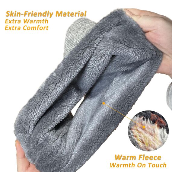 ehsbuy Schlauchschal Herren Damen Ski Halstuch Halswärmer Winter Halstuch Loop Schal Herren Neckwarmer für Skifahren Sport