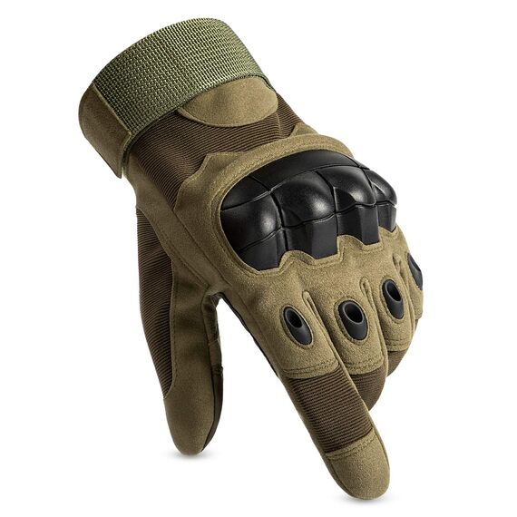 HUNTVP Taktische Handschuhe Touchscreen Militär Einsatzhandschuhe Atmungsaktiv Fahrrad Handschuhe Motorradhandschuhe für Softair Paintball Wandern Klettern Radsport,Grün XL