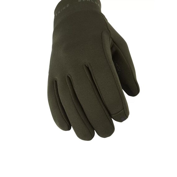 SealSkinz | Acle Nano-Fleece-Handschuhe | wasserabweisend | Outdoor-Handschuhe für Herren | L - Olivgrün