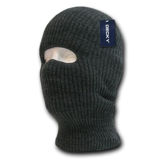 Decky 1 Loch Gesichtsmaske – Heather Charcoal