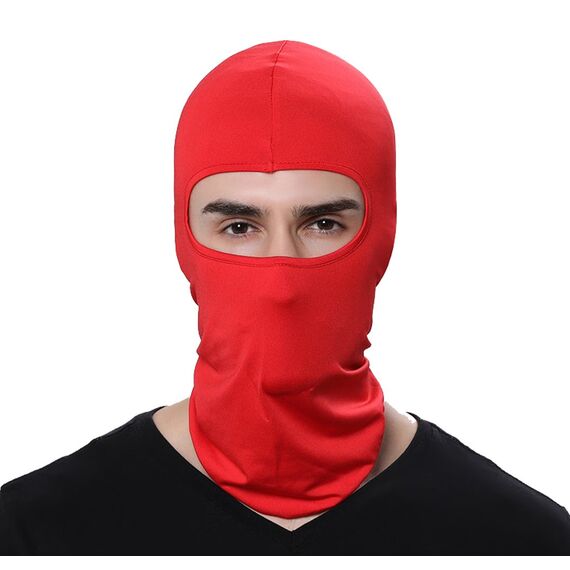 Gamway Skimaske Sturmhaube, Skullies, Beanies für Outdoor-Sport, Radfahren - Rot -