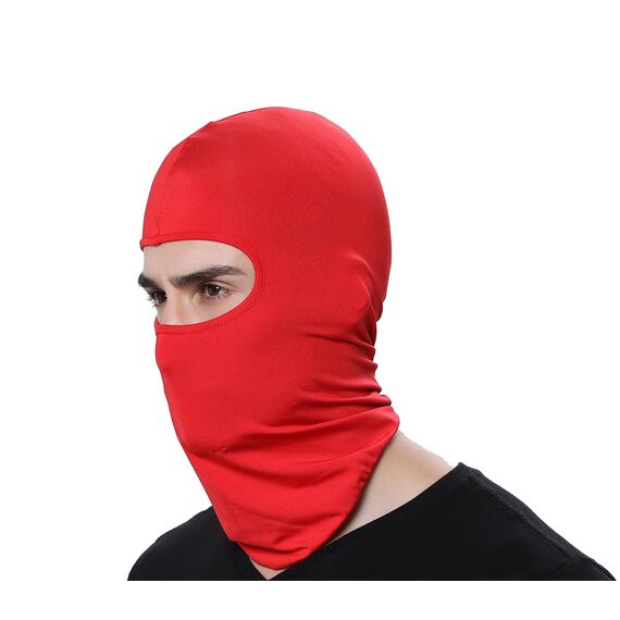 Gamway Skimaske Sturmhaube, Skullies, Beanies für Outdoor-Sport, Radfahren - Rot -