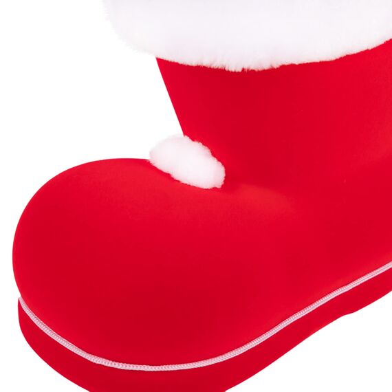 Idena 8550022 - Nikolausstiefel, Rot, Nikolaus, zum Befüllen, Geschenk, Verpackung, Weihnachten