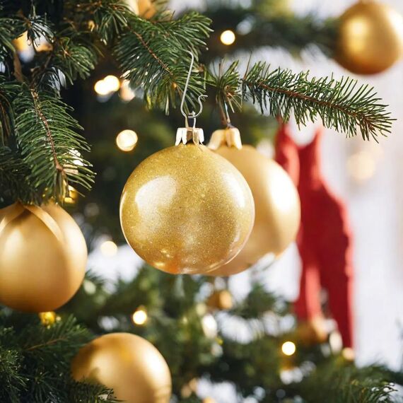 Naler 120 Kugelaufhänger S Haken Klein Schnellaufhänger für Weihnachtskugel Silber