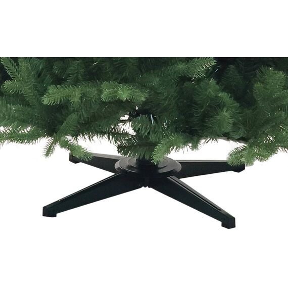 RS Trade HXT 24019 180 cm Pop-Up Schnellaufbau Weihnachtsbaum (Ø ca. 124 cm) mit 1871 Spitzen PE/PVC künstlich, schwer entflammbar, unechter Tannenbaum inkl. Christbaum Ständer aus Metall