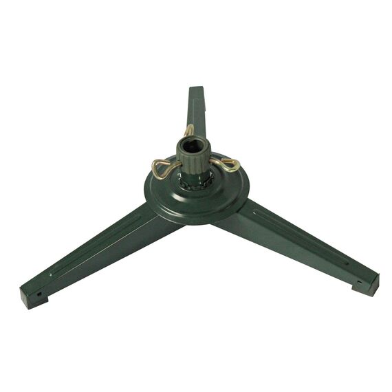 RS Trade 19001 Spessarttanne 100% PVC 120 cm Weihnachtsbaum künstlich (Ø ca. 92 cm) 644 Spitzen und Schnellaufbau Klappsystem, schwer entflammbar, unechter Tannenbaum inkl. Christbaum Ständer