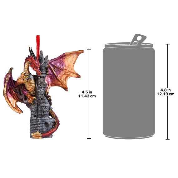 Christbaumschmuck - Sansibar die gotischen Drachen auf Schloss Feiertags-Verzierung - Drache-Statue