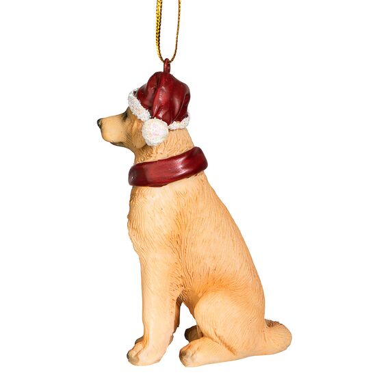 Design Toscano Christmas Ornaments, Weihnachten Golden Retriever Ferienhundeornamente
