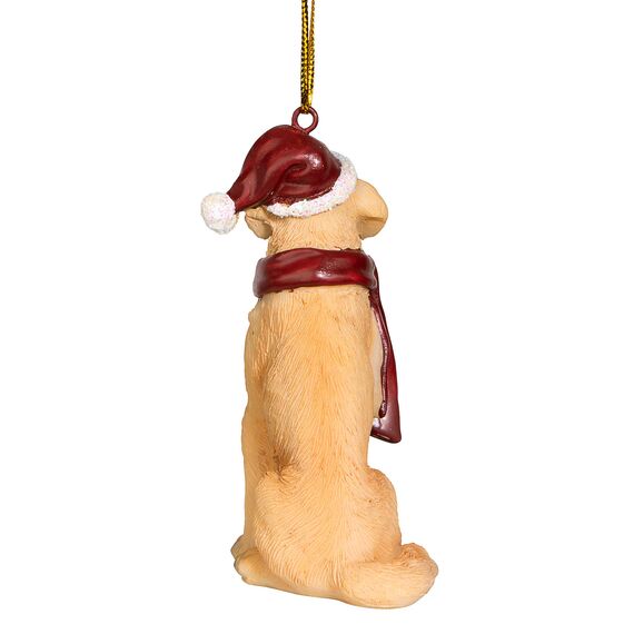 Design Toscano Christmas Ornaments, Weihnachten Golden Retriever Ferienhundeornamente