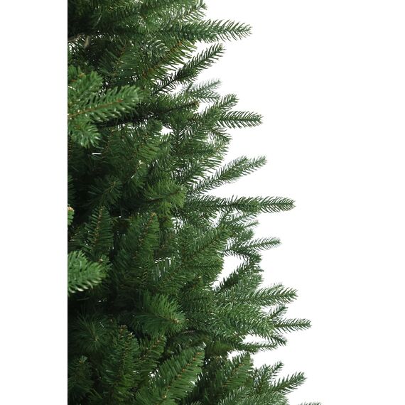 RS Trade HXT 24019 180 cm Pop-Up Schnellaufbau Weihnachtsbaum (Ø ca. 124 cm) mit 1871 Spitzen PE/PVC künstlich, schwer entflammbar, unechter Tannenbaum inkl. Christbaum Ständer aus Metall