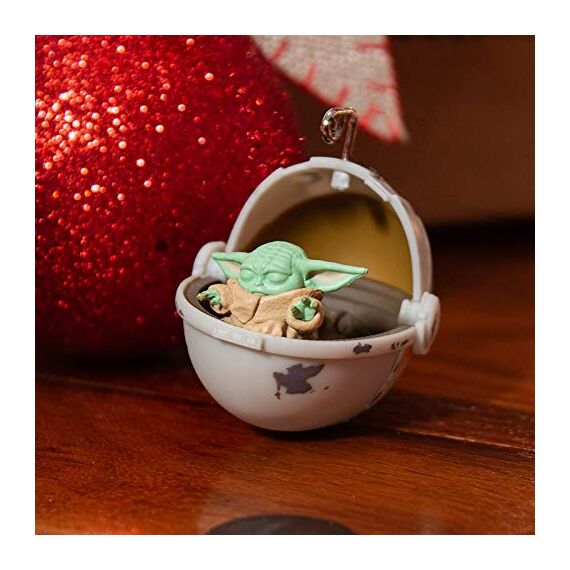 Numskull Offiziell Star Wars The Mandalorian Baby Yoda The Child 3D-Weihnachtsbaumschmuck - Violetter weihnachtlicher Hängedekor, einheitsgröße, NS2440