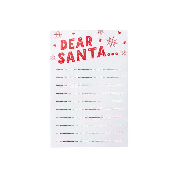 Pearhead Christmas Cookies for Santa Plate, Milk Jug and Dear Notepad Set, Gift For Kids, Holiday Decor