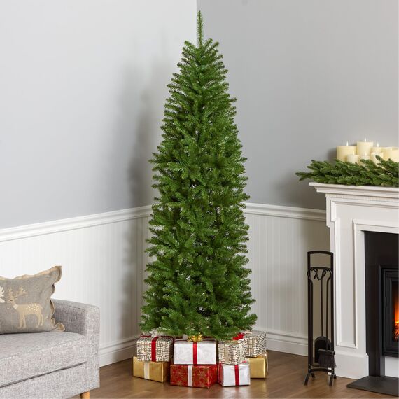 National Tree Company Kingswood Künstlicher Weihnachtsbaum mit Ständer, 2,1 m, Grün