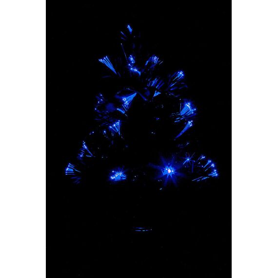 PEARL Weihnachtsbaum für LKW: 2er-Set USB-Weihnachtsbäume mit LED-Farbwechsel-Glasfaserlichtern (Weihnachtsbaum fürs Auto, LKW 24 Volt, Beleuchteter Tannenbaum)