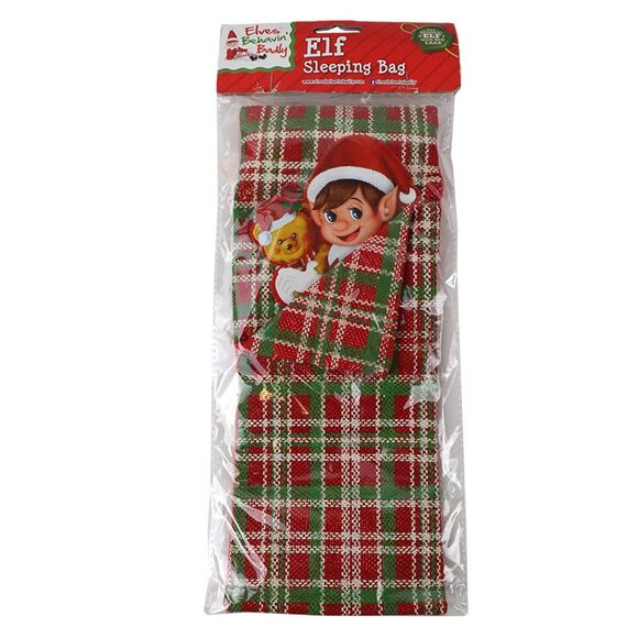 Hoolaroo VIP Elf Schlafsack mit Kissen - VIP Elf für Weihnachten Zubehör