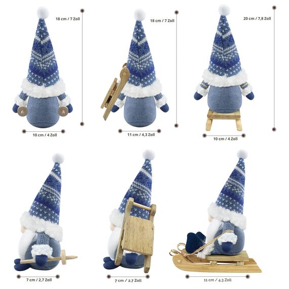 Gehydy Weihnachtswichtel 3er Set Weihnachtsdeko Wichtel Weihnachten Deko Wichtel Figuren Zubehör Dekoration Christmas Decorations für Home Küche