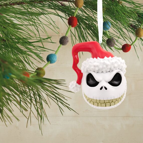 Hallmark Disney Tim Burton's The Nightmare Before Christmas Jack Skellington Head Weihnachtsdekoration